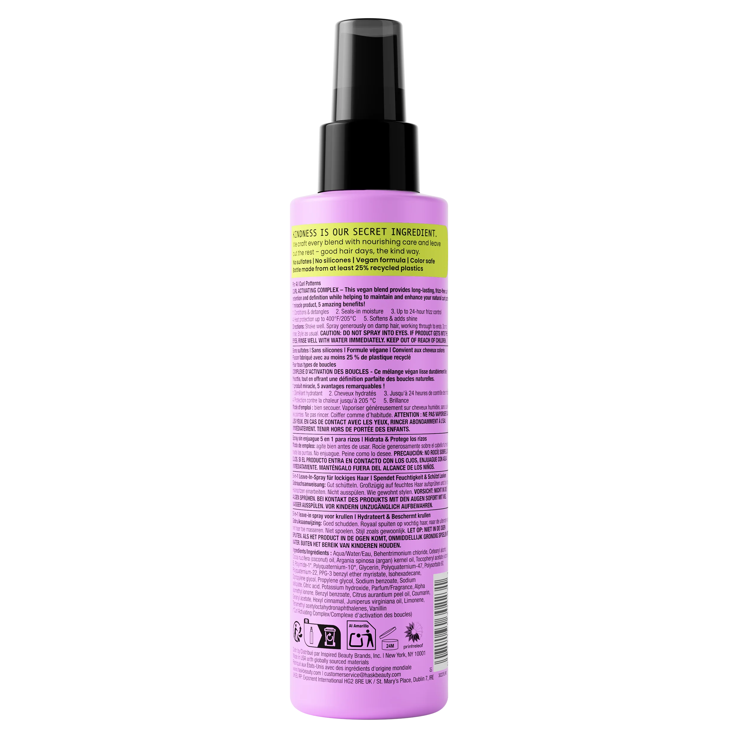Curls + Coconut Oil, Argan Oil & Vitamin E 5-in-1 Leave-In Spray - Image 10