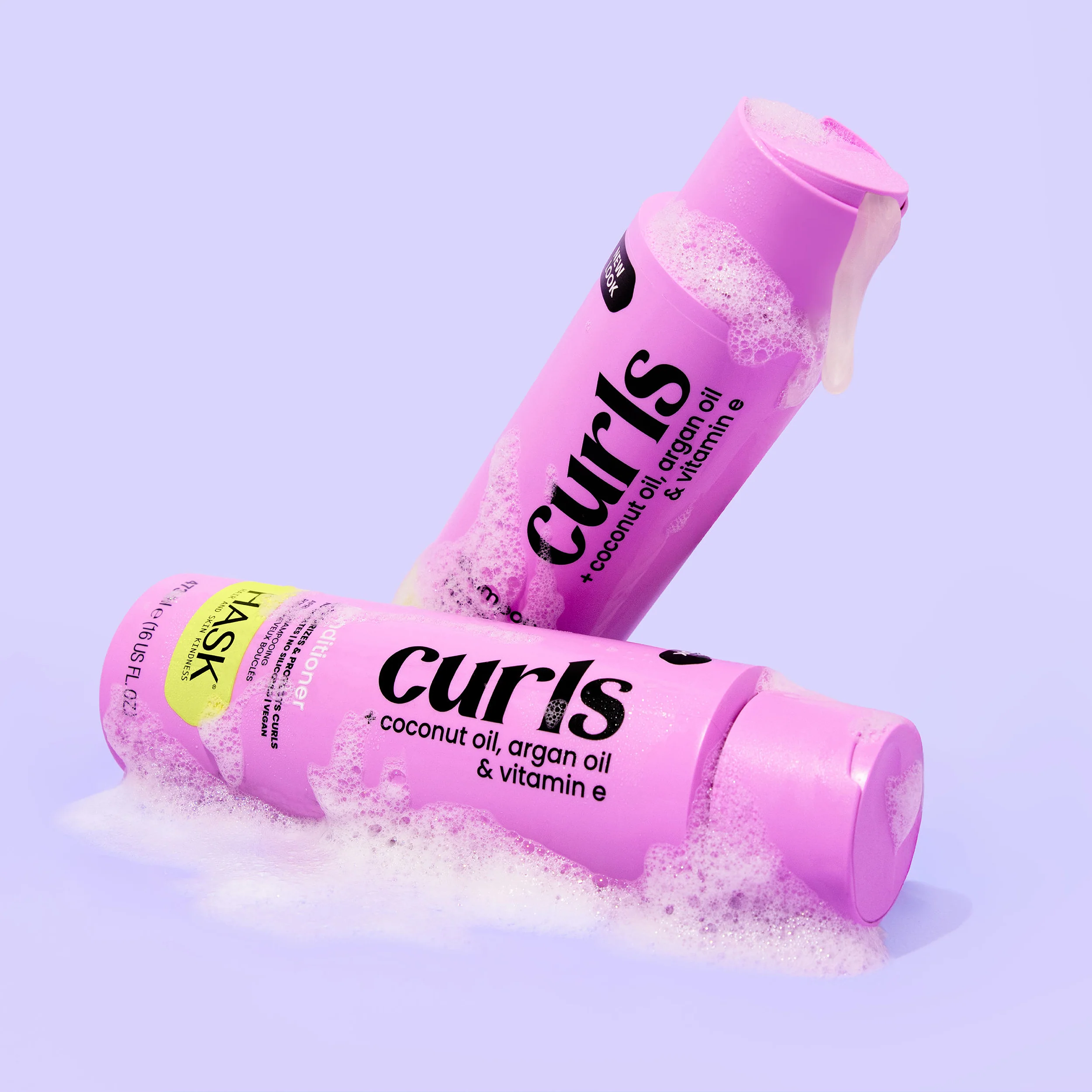 Curls + Coconut Oil, Argan Oil & Vitamin E Shampoo - Image 7