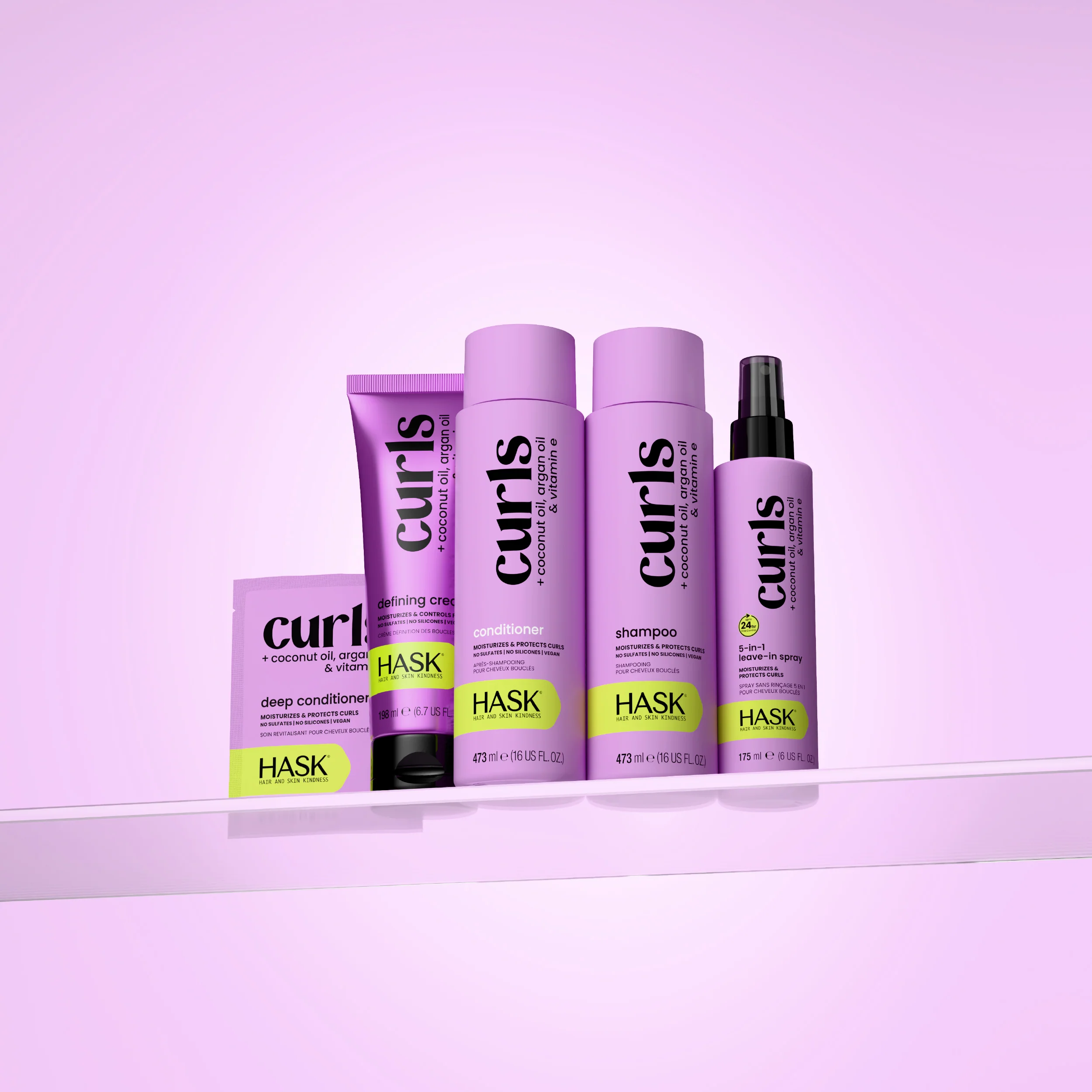Curls + Coconut Oil, Argan Oil & Vitamin E Deep Conditioner - Image 8