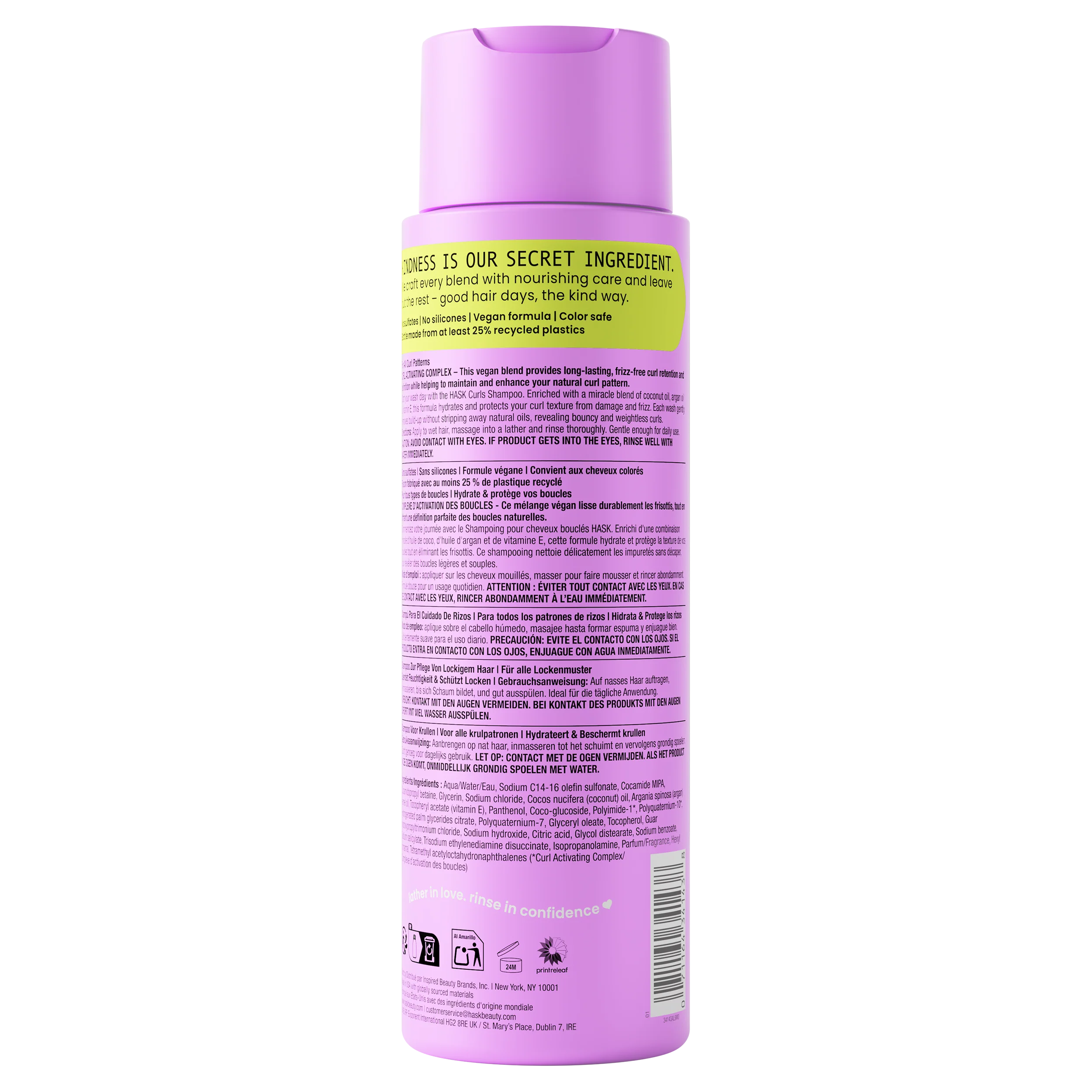 Curls + Coconut Oil, Argan Oil & Vitamin E Shampoo - Image 10