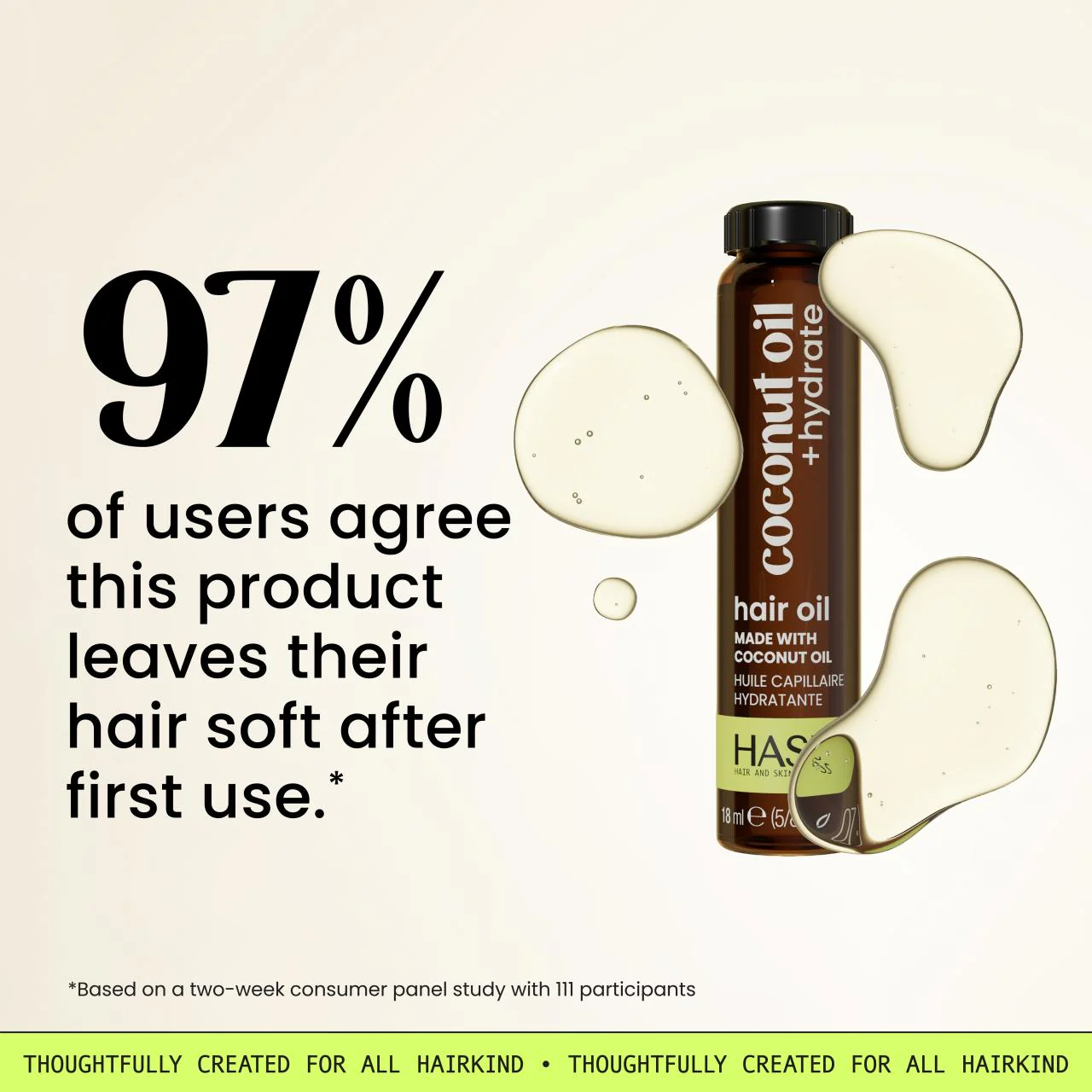 Hydrate + Coconut Oil Hair Oil Vial - Image 6